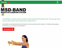Tablet Screenshot of msd-band.com
